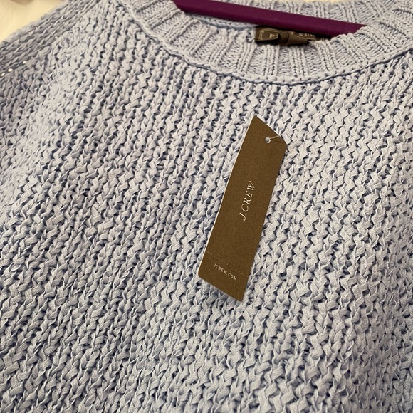 J Crew Point Sur Periwinkle sleeveless sweater - Picture 2 of 3